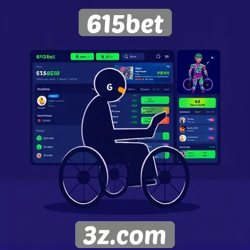 Acessibilidade e interface do site 615bet